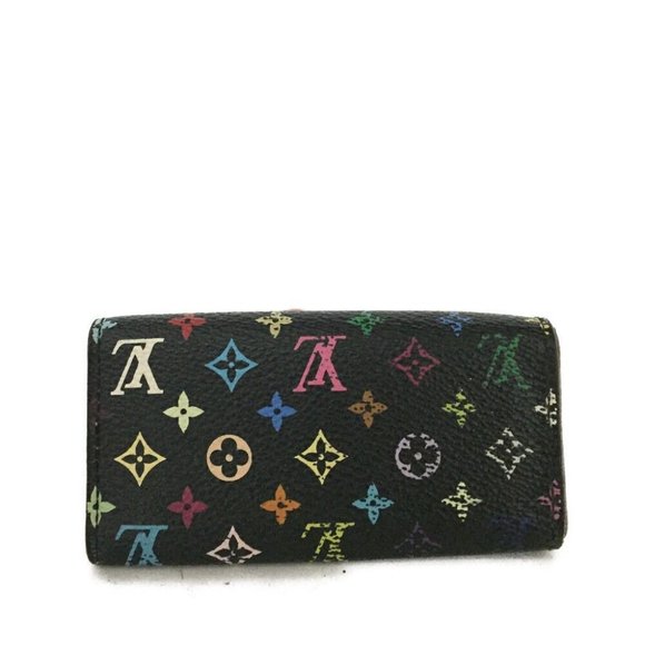 664078E V Louis Vuitton Key Case Multicles 4 Ring Monogram Multicolor - Picture 2 of 8